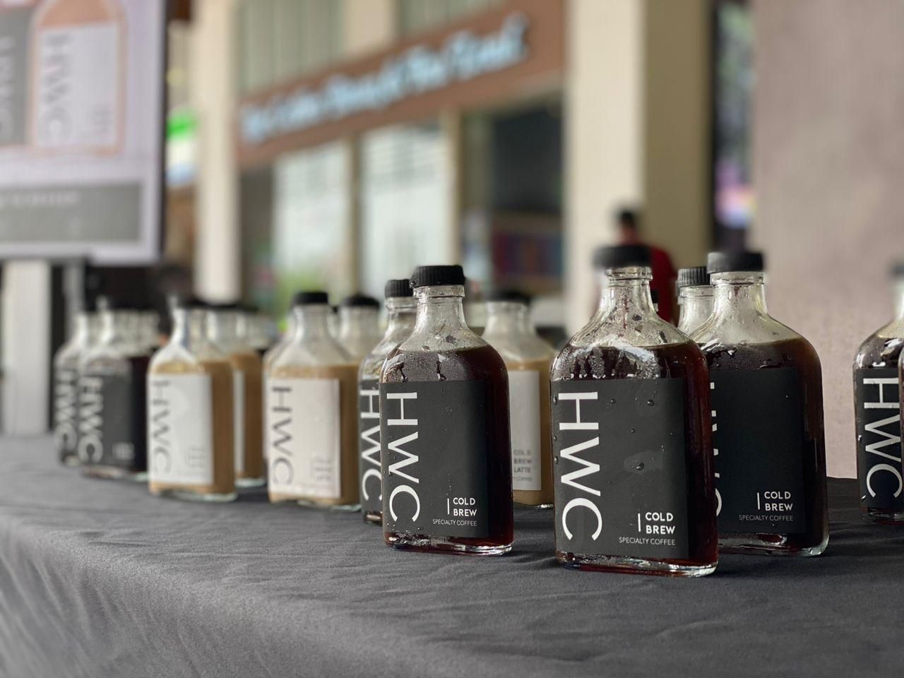 HWC cold brew bottles