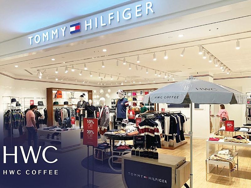 Branded HWC COFFEE event cart