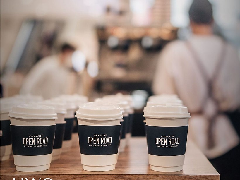 Co-branded HWC COFFEE cup sleeves
